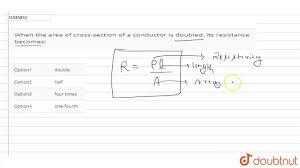 Expert Answer] A Wire Of Length L And Resistance R Is Stretched So That Its  Length Is Doubled And The Area - Brainly.In