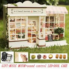 Doll House Casa De Boneca Miniature Diy Puzzle Model Wooden