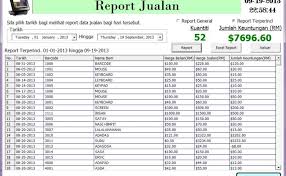 Contoh rekod jualan harian kedai makan. Contoh Laporan Jualan Contoh Oha Cute766