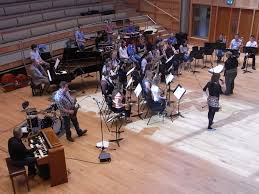 The Deptford Rivieras Rehearsing With Ian Swatman And The University Big Band Ahead Of The Big Band Gala On Day Three Of Summer Music Music Week Music School