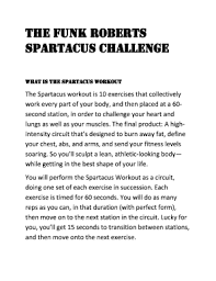 This spartacus workout routine and diet plan is guaranteed to turn you into a lean, mean, spartan fighting machine. Spartacus Workout Printable
