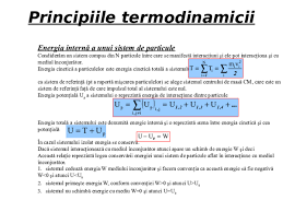 Principiul intai al termodinamicii reprezinta legea de conservare si transformare a energiei sistemului, aplicata fenomenelor termice. Ppt 2 2 Principiile Td Alina VlÄƒsceanu Academia Edu