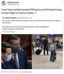 Ted cruz jokes about his infamous trip to cancun while speaking at cpac in orlando. Ted Cruz S 2021 Cancun Vacation Know Your Meme