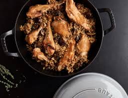 This recipe for apple thyme chicken is wonderful with the added sweet flavor of balsamic glaze. Chicken With Brown Rice Mushrooms And Thyme Recipe Goop