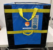 Factory Custom Large Commercial Grade PVC Zipper Bag Waterproof Storage  Collapsible Large Tote Bag
