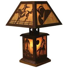 This Incredible Rustic Cowboy Table Lamp Stands 14 Tall And Lights Up To Illuminate Several Iconic Co Western Home Decor Western Decor Southwestern Home Decor