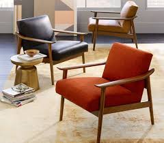 West Elm Mid Century Leather Show Wood Chair Williams Sonoma Inc To The Trade Productfind Mid Century Modern Chair Upholstered Chairs Leather Wood Chair