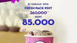 Sementara, berikut harga kue yang ada di daftar menu baskin robbins. Hari Ini Promo Baskin Robbins Fresh Pack Es Krim Cuma Rp 85 Ribu Ini Ketentuannya Tribunnews Com Mobile