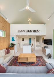 The white fan blades set special accents in your interior design. Photo 1 Of 664 In Living Storage Photos From This 155k Tiny House In New Zealand Was Inspired By A Couple S Cycling Tour Dwell