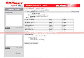 Track skynet malaysia shipment in tracktry. Skynet Airway Bill Number