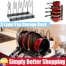 Maybe you would like to learn more about one of these? Pot Storage Pan Organizer Rack Lid Holder Cookware Holders Shopee Philippines