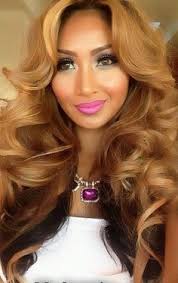 Glueless Full Lace Wig Beautiful Look Achieve This Look With Our Full Lace Lace Frontal Wigs Availab Honey Blonde Hair Hair Styles Honey Blonde Hair Color
