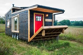Amazing Greenmoxie Tiny House With Folding Deck Off Grid Tiny House Tiny Mobile House Tiny House