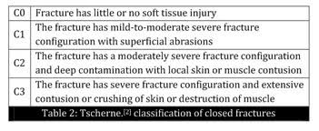 Tscherne classification of closed fractures. Tibial Shaft Fractures Managed By Intramedullary Interlocking Nail A Prospective Study Document Gale Academic Onefile
