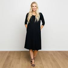 Ryder Swing Nursing Dress Black Clothes Dresses