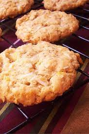 Chewy Crispy Coconut Cookies Recipe Coconut Cookies Recipes Yummy Cookies Yummy Food Dessert
