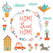 Check spelling or type a new query. Home Sweet Home Colorful Set Vector Illustration Royalty Free Cliparts Vectors And Stock Illustration Image 37890168