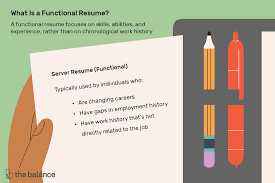 Le début du deuxième livre résume le premier. Functional Resumes What Are They