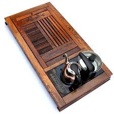 源得信豪华鸡翅木4合1实木茶盘烧水抽水茶具套装整套茶具 tmall com天猫 tea tray chinese tea japanese tea