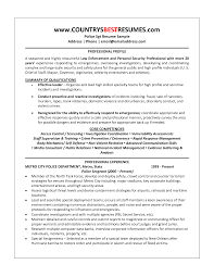 If a job requires you to apply via resume, you also must provide the hiring company with a cover letter. Police Officer Resume Sample Http Www Resumecareer Info Police Officer Resume Sample Police Officer Resume Resume Examples Resume Objective Examples