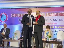 Kk aggarwal, former director of the indian medical association (ima) and noted cardiologist of the country dr. Dr K K Aggarwal Sworn In As The President Of Cmaao