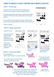 Download App Users Cheat Sheet Cricut Design Space Free Files Facebook