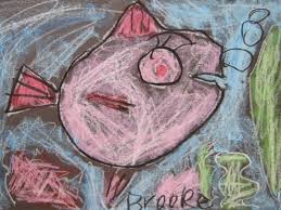 Oil Pastel Fish Kindergarten Style Teachkidsart Oil pastel step by step: oil pastel fish kindergarten style