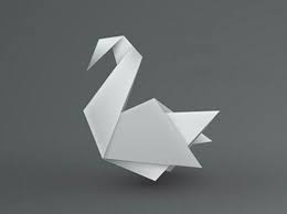 Fold the right point over to the left point. Origami Swan Origami Swan Origami Bird Paper Swan