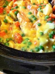 Crock Pot Chicken Pot Pie Just Serve It Over Some Pilsbury Biscuits Crockpot Dishes Recipes Cooker Recipes