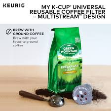 Approved reusable filter designed for use in all keurig home coffee makers. Keurig My K Cup Universal Reusable Filter Multistream Technology Walmart Com Walmart Com