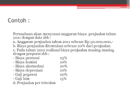 Rencana penjualan yang dicuplik dari anggaran penjualan pt gm tahun 20xy Contoh Kasus Anggaran Komprehensif