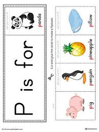 These worksheets help kids learn to use letters to make sounds and words. Letter P Beginning Sound Flipbook Printable Color Letter P Activities Jolly Phonics Activities Phonics Activities