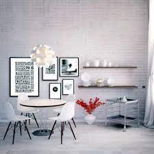The side with the white brick wall gives a darker look of the room. Optical White Brick Wall Interior Design Ideas Ofdesign