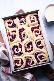 This recipe is the ultimate sweet. Triple Berry Sweet Rolls Wife Mama Foodie