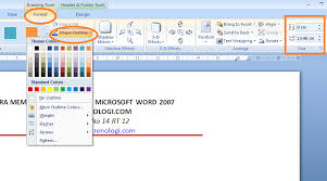 Pilih type penyimpaman sesuai dengan keinginan, untuk saat ini kita pilih pdf (*pdf) 3. Cara Membuat Kop Surat Di Microsoft Word 2007 Lengkap Dengan Gambar Dailysocial