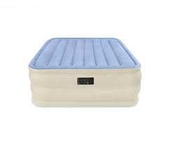 Queen Air Mattress Camping Airbed Inflatable Extra Guest Downy Bed Electric Pump Inflatable Air Mattress Camping Bed Air Mattress Camping