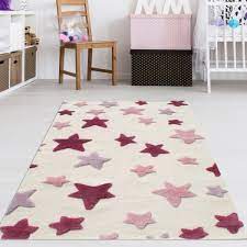 Ein schöner mädchen teppich im kinderzimmer. Kinderzimmer Teppich Madchen Rosa Sterne Teppich4kids