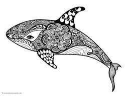 Explore 623989 free printable coloring pages for your kids and adults. Dolphins And Whales Coloring Pages 1 1 1 1 Bloglovin Hand Drawn Vector Illustrations Whale Coloring Page Zentangle Animals Art