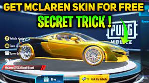 How To Get Mclaren Car Skin In Pubg Mobile For Free Easy Method Rpg Gaming