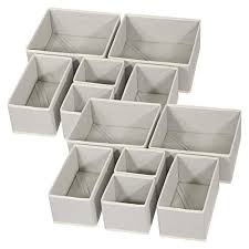 Maybe you would like to learn more about one of these? Diommell 12 Pack Foldable Cloth Storage Box Closet Dresser Drawer Organizer Fabric Baskets Bins Containers Divider For Baby Clothes Underwear Bras Socks Lingerie Clothing Grey 444 Walmart Com Walmart Com