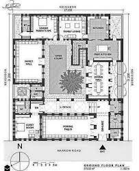 Courtyard House Plans Model Plan