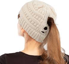 This is just an estimate, and can fluctuate depending on the volume of orders. Buy C C Exclusives Soft Stretch Cable Knit Messy Bun Ponytail Beanie Winter Hat For Women Mb 20a Ccb 1 Online In Indonesia B08kjfbtll