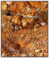 William Holbrook Beard 1823 1900 Amerikali Ressam Kedi Sanati Hayvan Ilustrasyonlari Sanat
