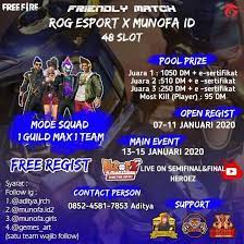 Friendly Match By Rog E Sport X Munofaid