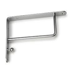 These hidden/floating shelf brackets are mounted directly to wall studs behind drywall. Shelf Support Bracket Heavy Duty Wb 26