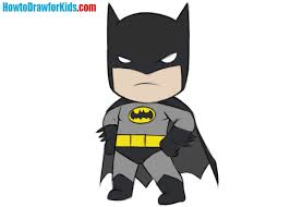 The figure of batman is also a superhero figure who is ready to quell crime in the city of gotham. How To Draw Batman For Kids Easy Drawing Tutorial