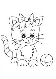 Kitten printable cat coloring pages. Kitty Cat Coloring Pages Coloring Home