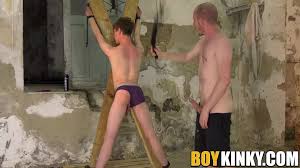 Young Bound Twink Slave Slapped And Anally Fucked By Horny Dom - Gay Porn