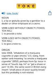 The Best Word I Ve Seen Today On Words With Friends Is Toke Can You Come Up With A Better One Words With Friends Cool Words Words