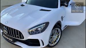 Order your licensed mercedes car. Licenced Mercedes Amg Gtr 2 Seater 24v Kids Ride On Car Youtube